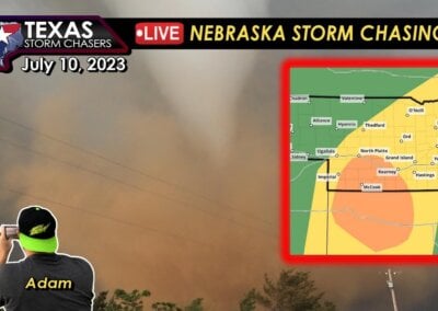 🔴 LIVE Storm Chasing • Nebraska Enhanced Severe Risk {AL}