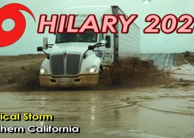 HILARY (2023) Brings Flash Flooding & Wind to the Deserts of California {Trey}