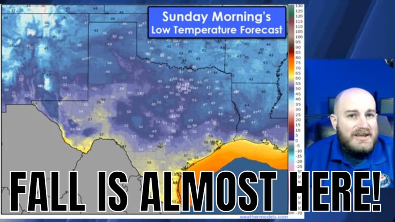 Strong cold front has arrived, Texas! Fall weather is on the doorstep.