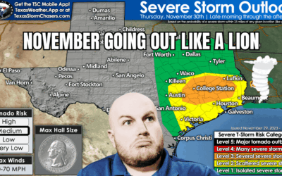 Southeast Texas Faces Conditional Tornado Risk Today