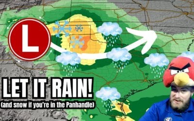 Major Storm System Moving Into Texas: Widespread Rain And Snow Expected