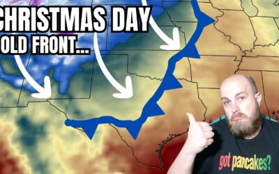Stormy Until Christmas Eve; Crashy the Cold Front on Christmas Day