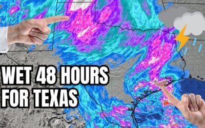 Rain has arrived in Texas with more to come