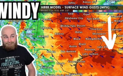Windy Conditions Continue Across Texas Today
