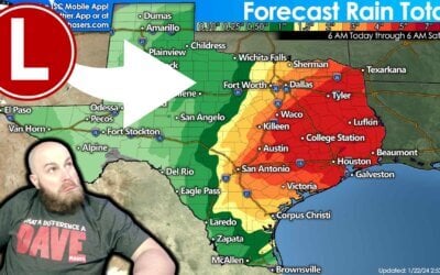 Texas Experiencing A Showering Deluge Of Rain This Week!