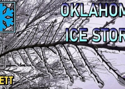 Oklahoma City Wakes Up to a Quarter Inch of Ice [1/22/24] {B}