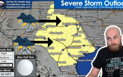 Thunderstorms expected in Texas Tomorrow and Saturday