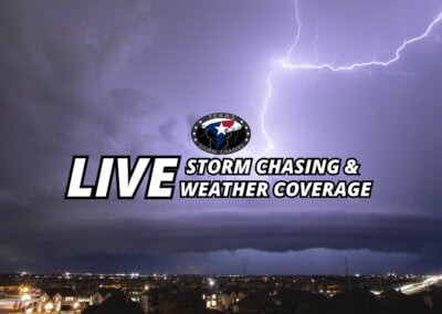 LIVE CHASE: Nocturnal Hailstorms across Texas (Feb 11, 2024) {J-A}