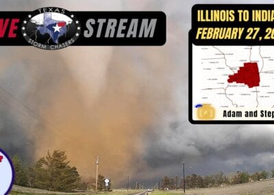 LIVE STORM CHASING: Tornado Watch Issued in Northern Illinois {S-A}