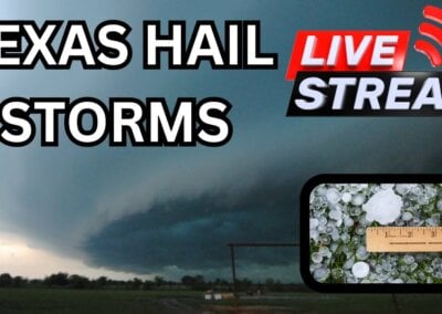 LIVE STORM CHASING • Severe Weather hits Texas (3/7/2024) {J-A}