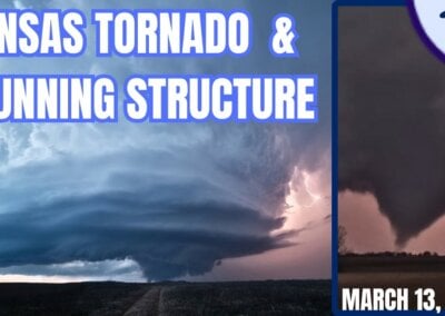 Stunning Structure and Tornado in Alta Vista, Kansas (3/13/24) {T/B/S}