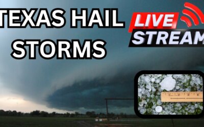 LIVE STORM CHASING • Numerous Texas Hail Storms