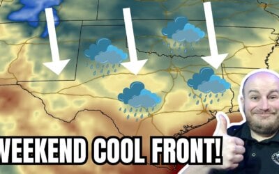 Texas: Summer-like Heat before Cold Front & Storms Arrive Late Week