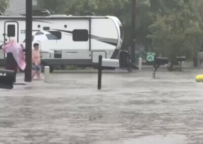 Dangerous High Winds and Flash Flooding Strike Texas & Louisiana