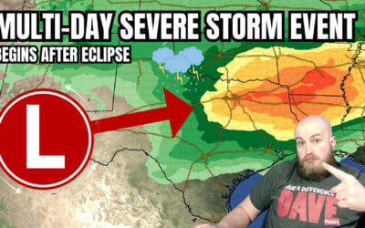 Texas Double Whammy: Eclipse Followed By Severe Storms