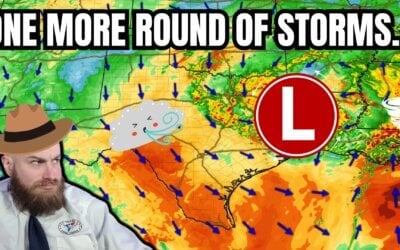 Stormy Texas: Last Round This Afternoon Before Peaceful Days Ahead!
