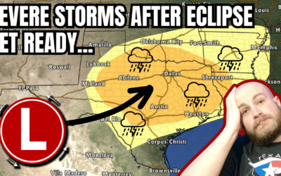 Texas Eclipse Forecast: Severe Storms Starting Monday Afternoon
