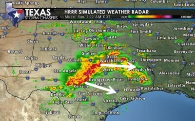 Loud Night Ahead with Storms for Eastern Half of Texas