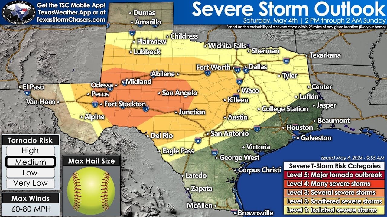 Texas Weather Update: Be Prepared For Another Day Of Severe Storms!