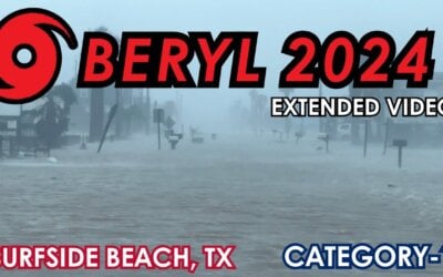 Chasing Hurricane BERYL 2024 • Texas Coast Trashed by Surge and Wind Damage {BB, CB, SJ, TG}