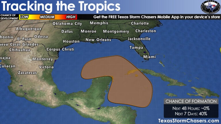 A tropical disturbance could develop into a tropical cyclone and move into the Gulf of Mexico next week.