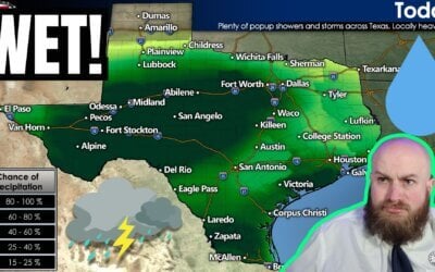 Texas Weather: Wet and Stormy Labor Day as Rain Chances Continue