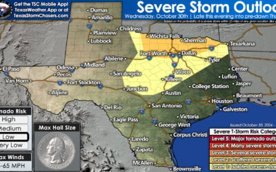 Strong Storms Expected Overnight in North Texas