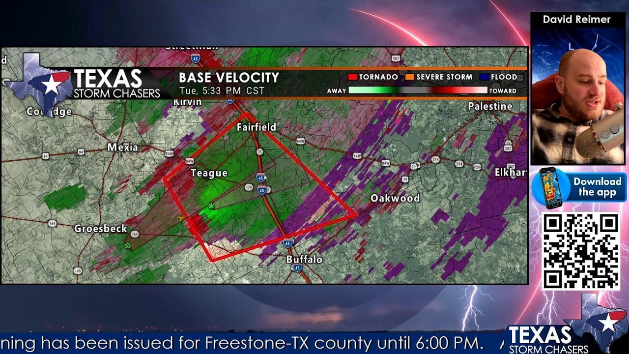 LIVE Texas Tornado Warning Coverage (December 24, 2024)