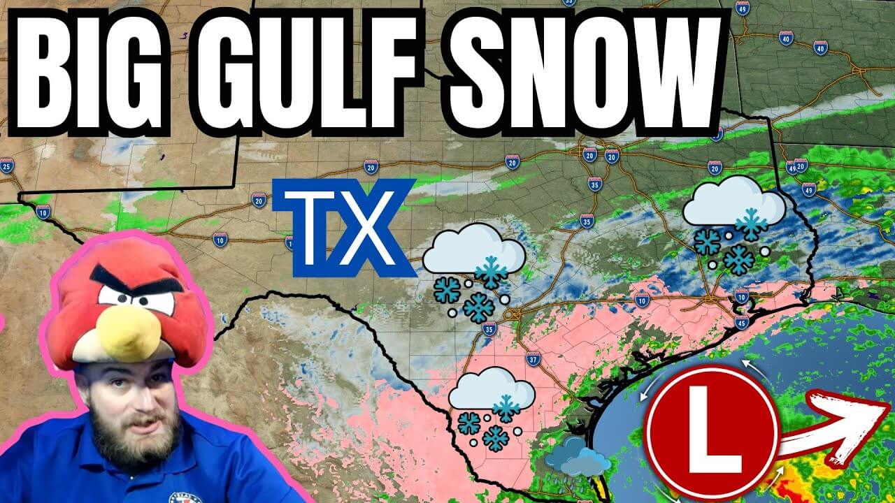 Winter Storm Update Snow Accumulation Expected in Gulf Coast