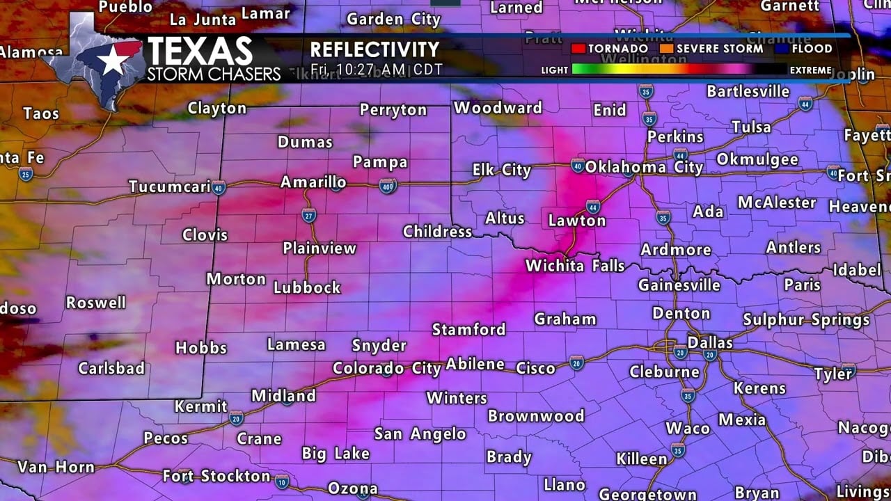 Hazardous Windstorm Underway with Dust Storm in Western Texas