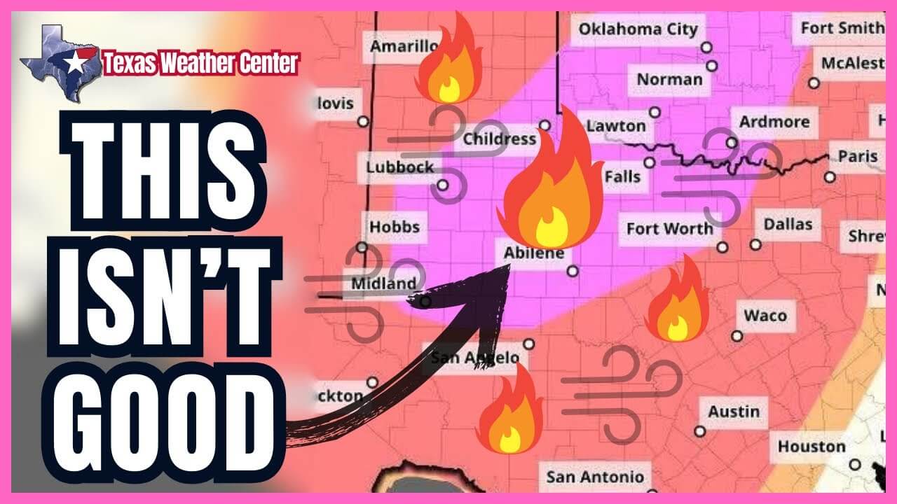 Texas Under Siege from Dust Storm & Wildfires Tomorrow