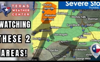 Texas Storms Today: Brazos Valley First, Giant Hail Later in West TX
