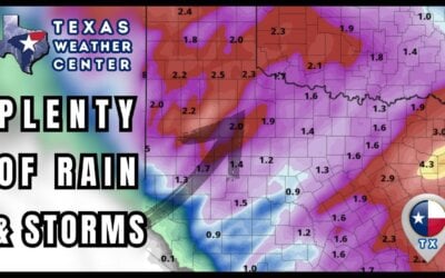 Rounds of Severe Storms to bring Heavy Rain to Texas