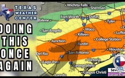 Severe Storms Sweep Through Texas Today