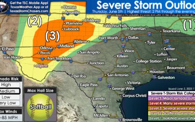 Tornado and Hail Threat Targets West Texas – Storms Expected Today