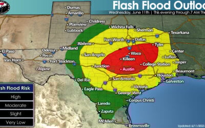 Flash Flood Threat Escalates Across Central Texas Overnight