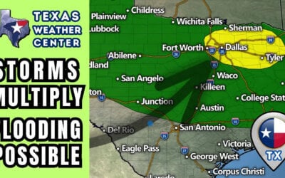Storm Chances Increase Across Texas Ahead of Next Week’s Heat Dome