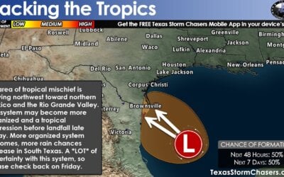 Invest 98L may become a Tropical Headache for South Texas