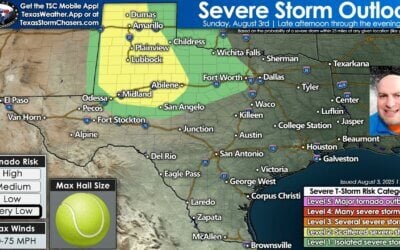 Sunday Update: New Storms Possible This Evening in West Texas