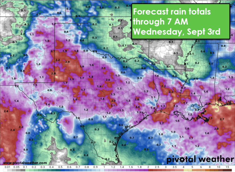 Forecast Rainfall Totals