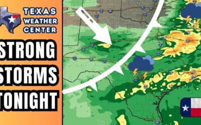 Severe Storms and Flash Flooding Threat as Cold Front Pushes into Texas