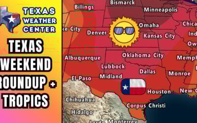 Texas Weekend Forecast: Rain in Far West, Tropics Active with Humberto