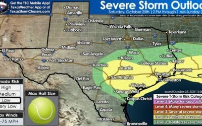 Severe Storms Return to Texas This Afternoon | Hail, Wind & Heavy Rain THreat