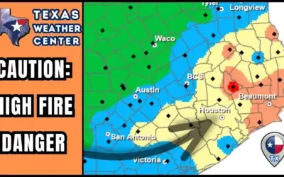 Flood Risk for Far West Texas, Fire Danger Elsewhere – Texas Weather Roundup for Friday, October 10, 2025