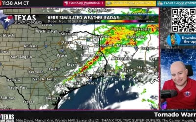 Severe Storms Today in Southeast & East Texas: Tornado Risk This Afternoon
